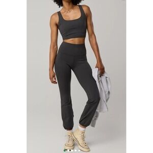 Offline by Aerie Womens XS The Hugger Cinch Pants High Rise Gray Leggings Comfy